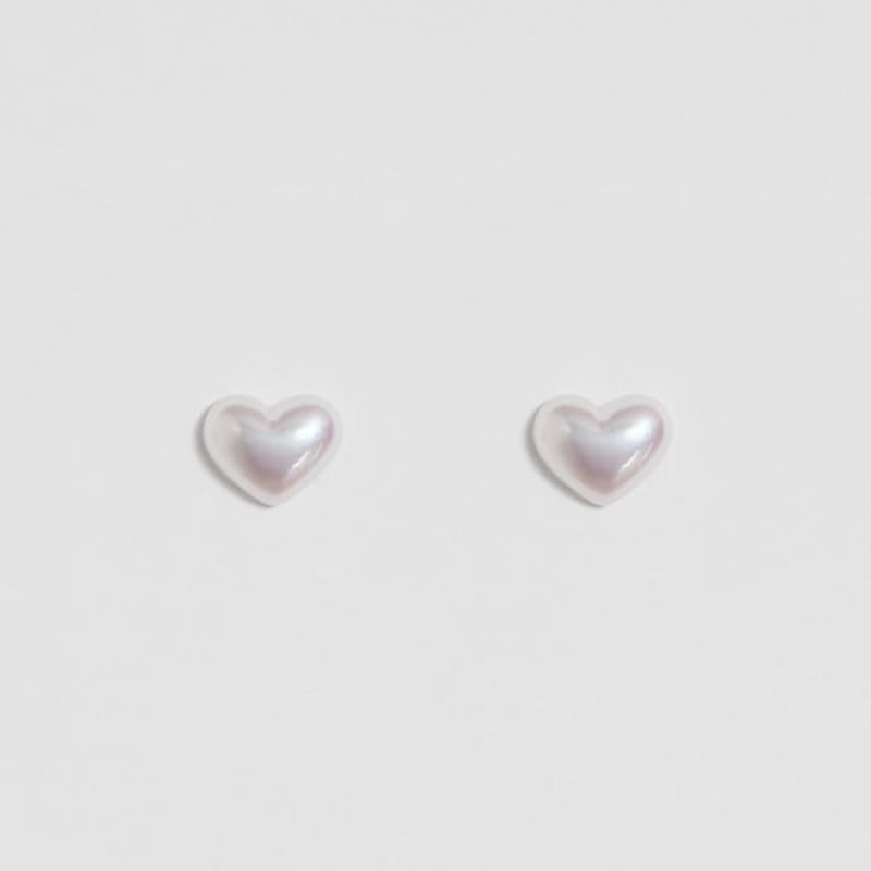 FANTASTIC PLANET cloud heart pearl earrings Small