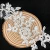 White Black Red Flower Wedding Dress Embroidery Applique Patch Clothing Accessories Handmade Diy Bridal Headgear Material