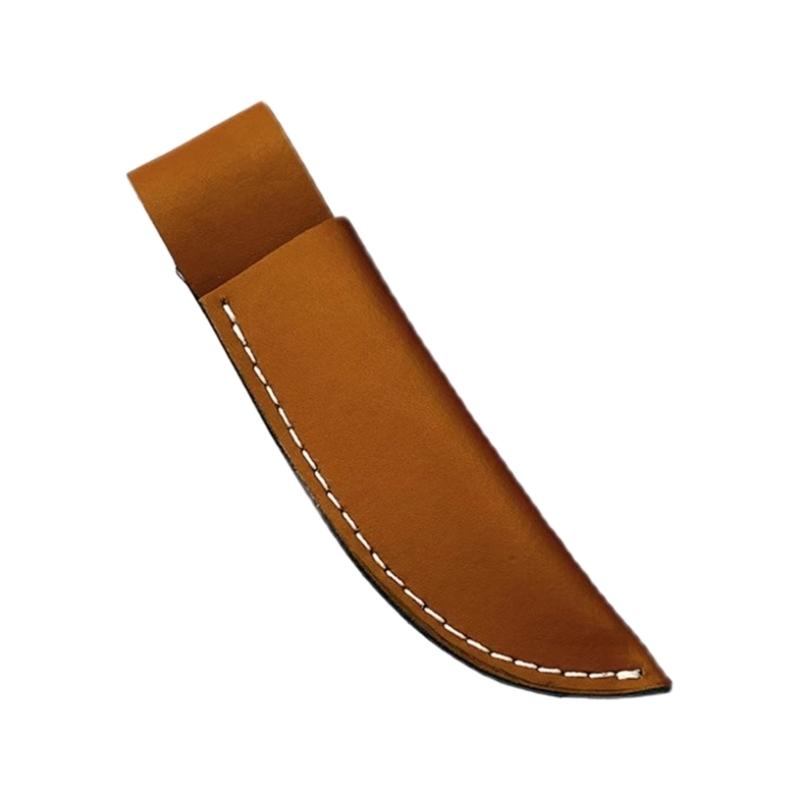 Compact Leather Knife Case with Two Compartments Leather Sheath Knife Pouches Must Have Tool for Outdoor Activities