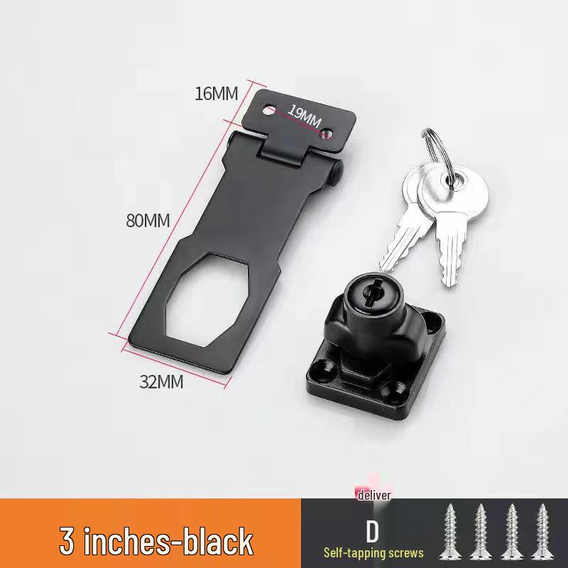 Kombinační zámek s kolíkovou západkou pro skříňky, dveře, zásuvky, botník a lednici - Instalace bez vrtání.