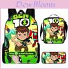 Ben Print Design Childrens Backpack Set With Waterproof Oxford Fabric For School Use
