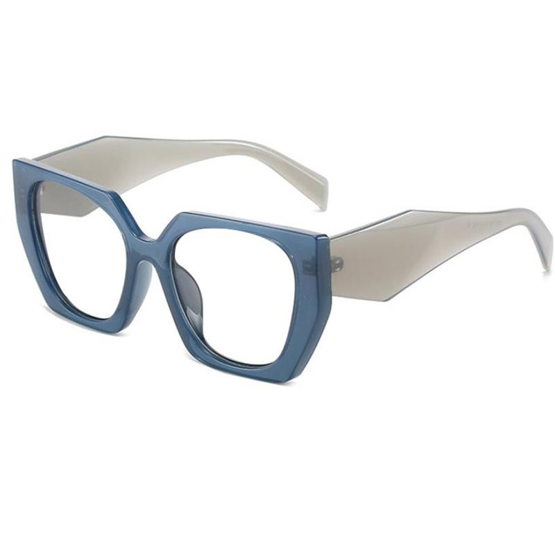 Luxury Oversized Reading Glasses Women Anti Blue Light Eyestrain Relief +2 Points Fashion Eyewear Frames