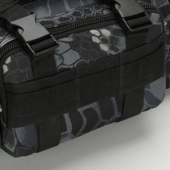 Camping Waist Bag with Adjustable Shoulder Strap Large Capacity Multiple Pockets Waterproof Multi-Functional Camping Bag Backpack