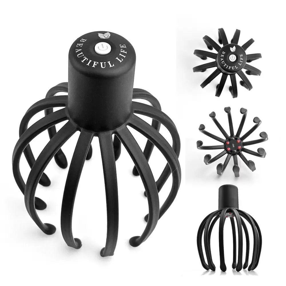 Multi-touch Electric Head Massager 3 Gears Head Scratcher for Relief Head Fatigue