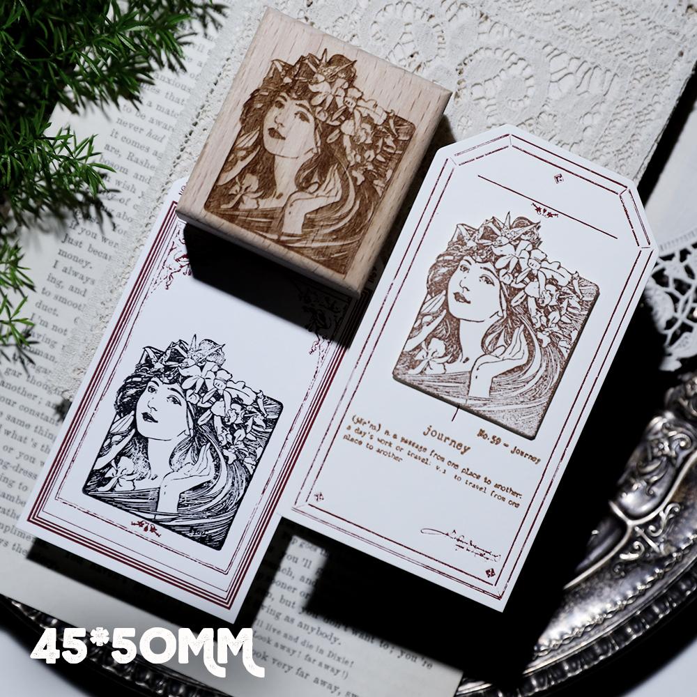 Vintage Diy Scrapbooking Stamp, Elf Realm, Salt Style, Versatile DIY, Light Retro, European and American Style