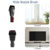 Vacuum Cleaner Flat Suction Nozzle Head For Dyson V7 V8 V10 V11 V12 V15 Mattress Brush Head Round Brush Soft Brush Parts