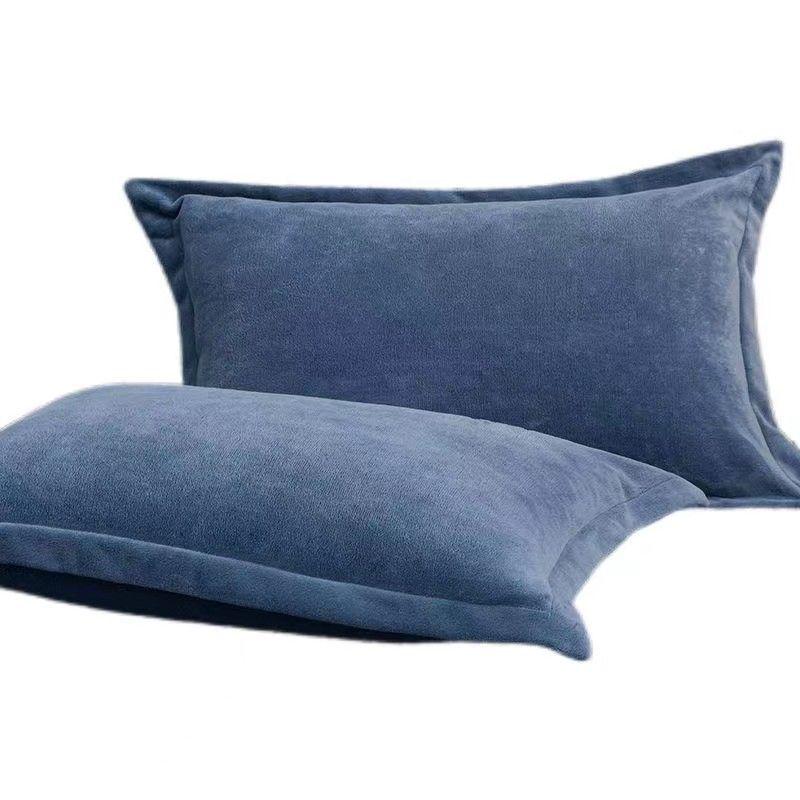 Zestaw poszewek na poduszki welurowych: Zestaw 2 plamoodpornych, aksamitnych poszewek na poduszkę, 48x74cm, wysoka wartość