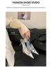Elegant 2025 Black High-End Women's Pointed Toe High Heel Sandals