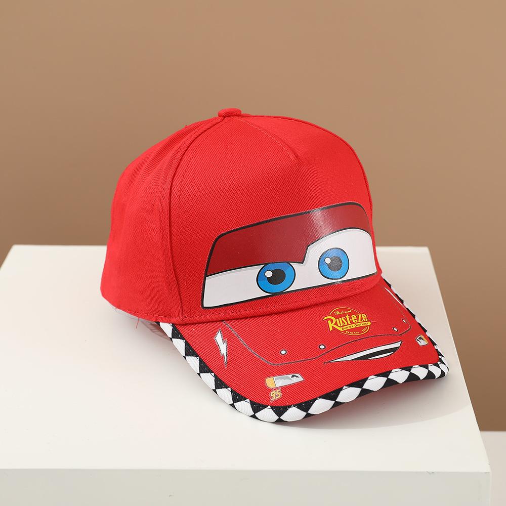 Hat Children'S Car Cartoon Baseball Cap Street Visor Spring And Autumn Boys And Girls Cap