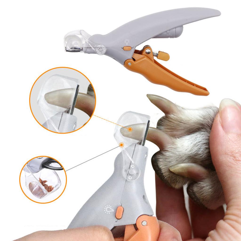 Haustier-Nagelknipser 5-fache Vergrößerung Hundekralle Trimmer Katzenkralle Trimmer zum Trimmen von Katzen- & Hundeknägeln & Krallen