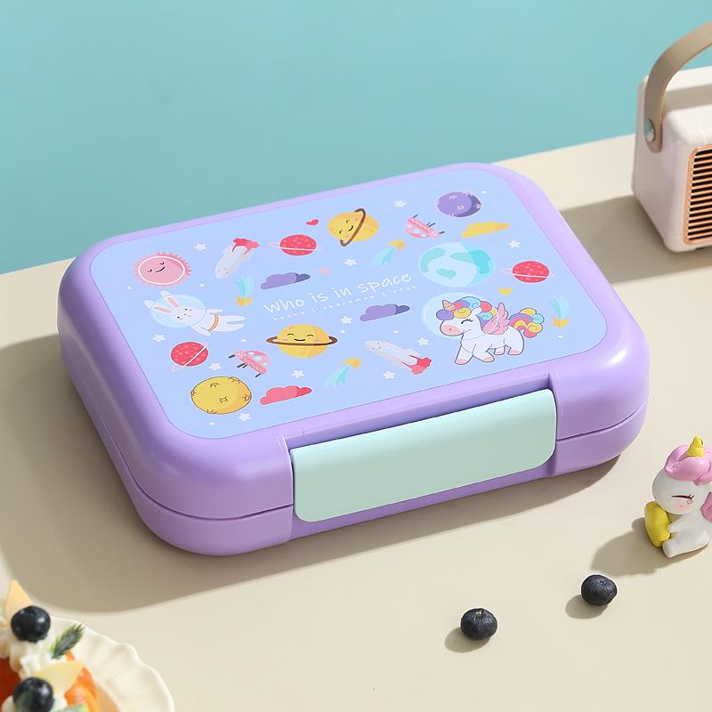 INS Compartmented Bento Lunch Box for Students and Children - Portable and Versatile Lunch Solution