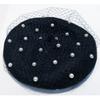 Women S Mesh Lace Beret Vintage Retro Large Head Size French Style Hat