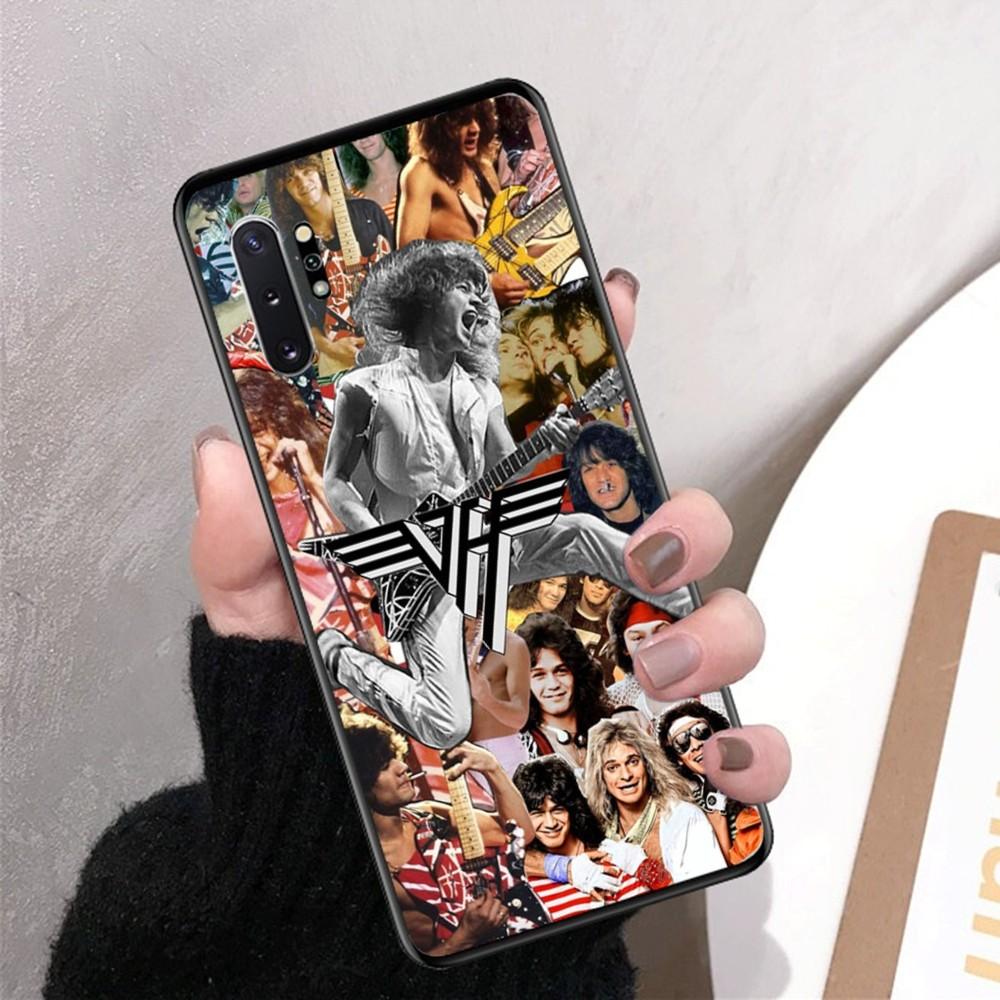 E-Eddie V-Van-Halen Music Guitar Phone Case For Samsung Note 8 9 10 20 Pro Plus Lite M 10 11 20 30 21 31 51 A 21 22 42 02 03 Samsung Note10 Plus