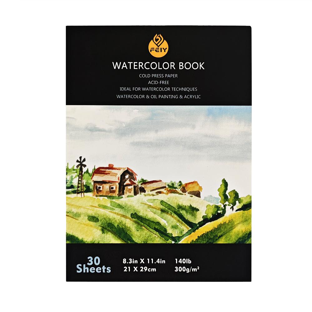 Yuzhou Pigments Watercolor Sketchbook, 300g A4/A5, Art & Student Use