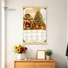 Decorative Daily Planner 2027 Faux Diamond Art Painting Wall Calendar, Jan. - Dec. Minimalist Decor 12 Monthly Planner, Canvas Artwork for Home
