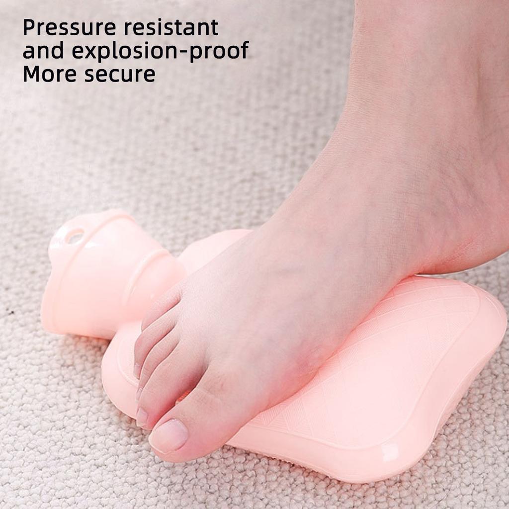 Thickened explosion-proof hot water bag hand warmer hot compress stomach warmer foot warmer imitation rabbit velvet water warmer
