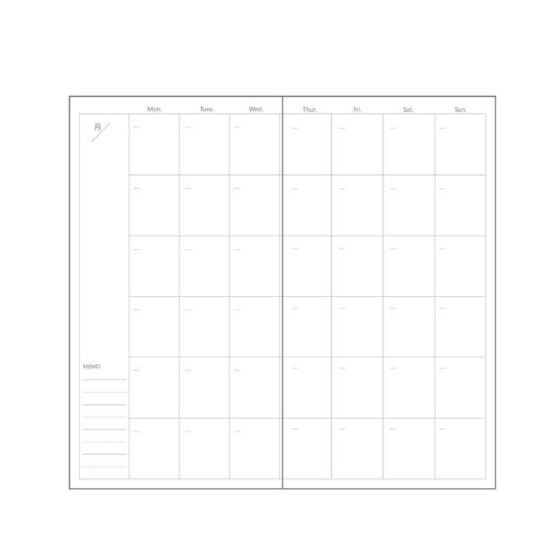 

Kraft Paper Journal With 60 Sheets Monthly Plan Organiser Notebook Portable Planner For Office Professional Student