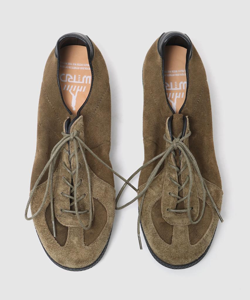 Wetheroad Wtrd3125 Other Suede Washed German Army Sneakers Khaki