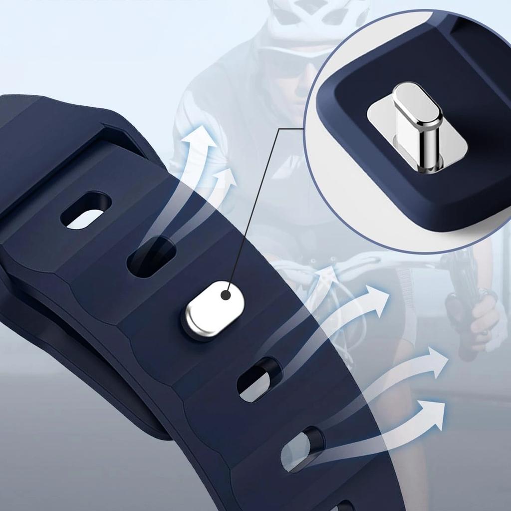 Smartwatch-Armband Uhrarmband für Samsung Galaxy Watch Ultra 47mm Dunkelblau