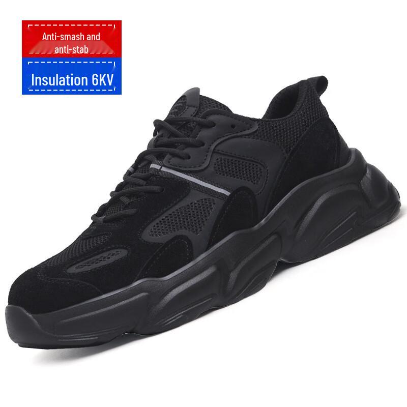 Men s Lightweight Steel Toe Breathable Safety Shoes 35