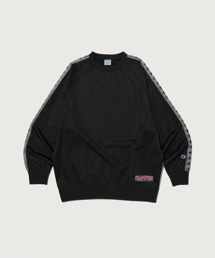 CHAMPION Glossy Jersey Long Sleeve T-Shirt Black