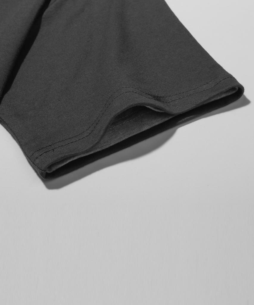 Peideu Pd Essential Crop Short Sleeve T-Shirt Charcoal