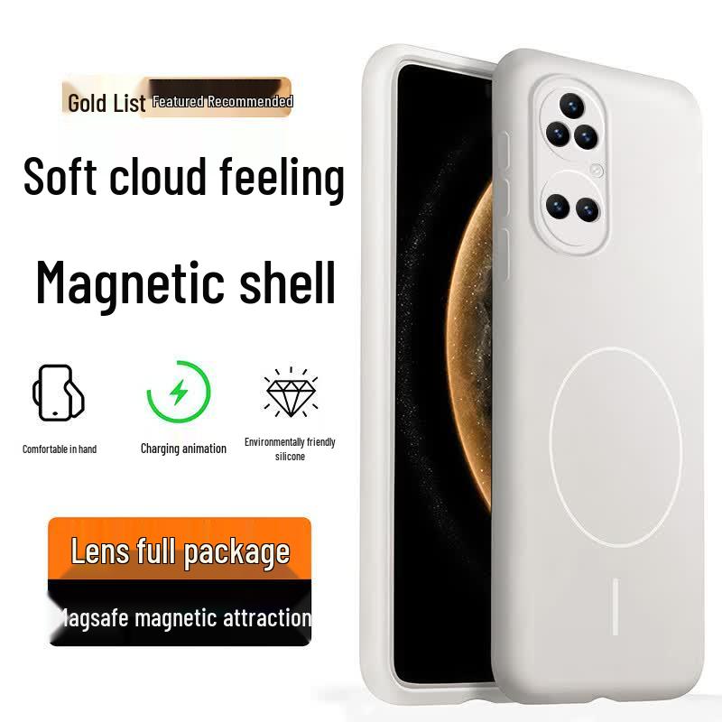 Aidjia Чехол из жидкого силикона Magsafe для телефона Huawei Huawei P50