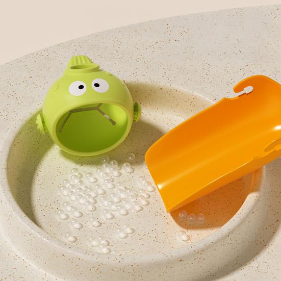 Children Faucet Extender Cartoon Worm Shape Splash-proof Adjustable Faucet Extender Bathroom
