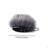 Microphone Windshield Wind Sleeve Shield Cover with Drawstring 5.5cm Furry Windscreen