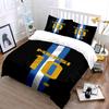 Blue-white Stripes, Messi's Name. Bedding Sets Duvet Cover Sets Duvet Covers Pillowcases(1 * Duvet Cover 2 * Pillowcases Without Duvet Insert)