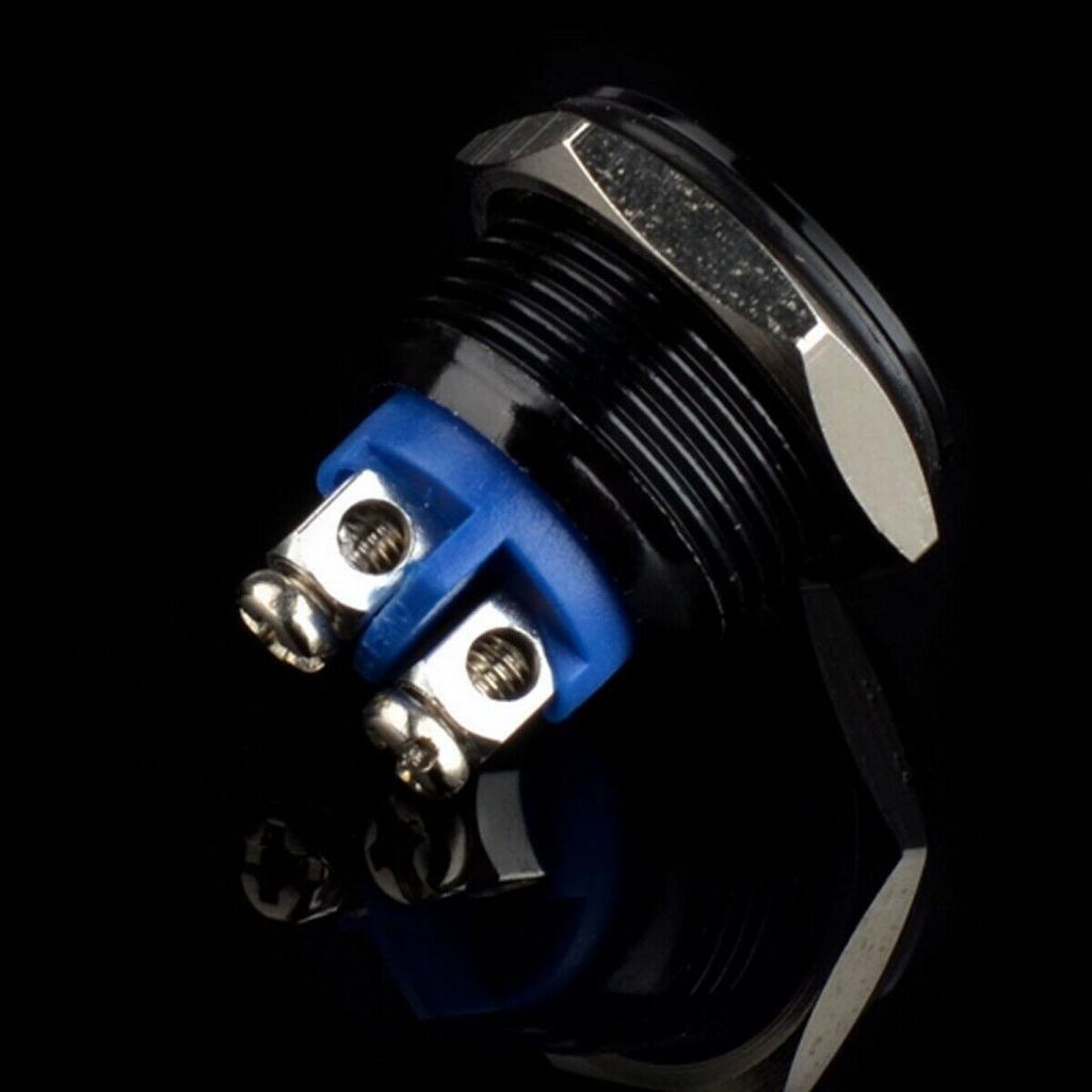 16mm Push Button Momentary Reset Switch 12V DC Car/Boat/Machine
