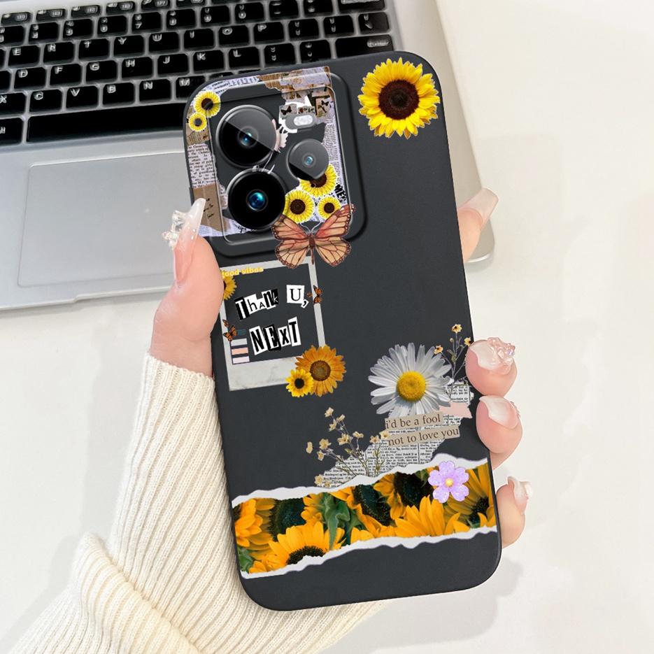 For Realme GT7 Case GT 7T 5G RMX5061 Luxury Art Painted Cover Soft Silicone Case For Realme GT 7 Pro GT7 T RealneGT 7T 5G Fundas