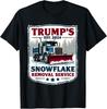 Trump's Snowflake Removal Service Funny Trump 2024 T-Shirt Unisex T-Shirt