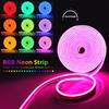 10M 12V RGB Smart WIFI Neon LED Strip Light Compatible with Alexa, 108LEDS/M Waterproof, Music Sync DIY Tape Controlled by APP