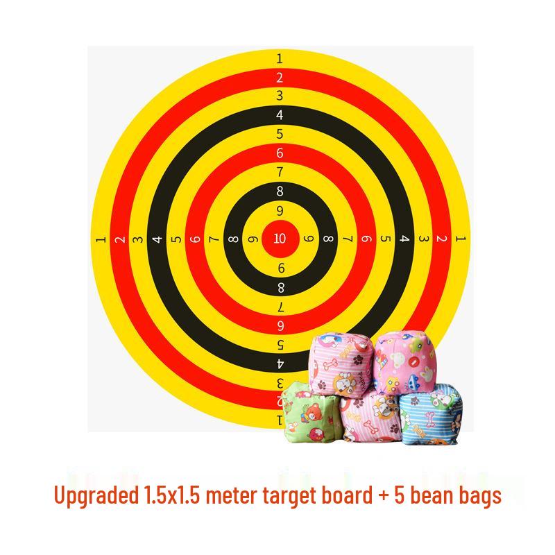 Sandbag Toss Target: Fun Outdoor Game for Kindergarten Team Building