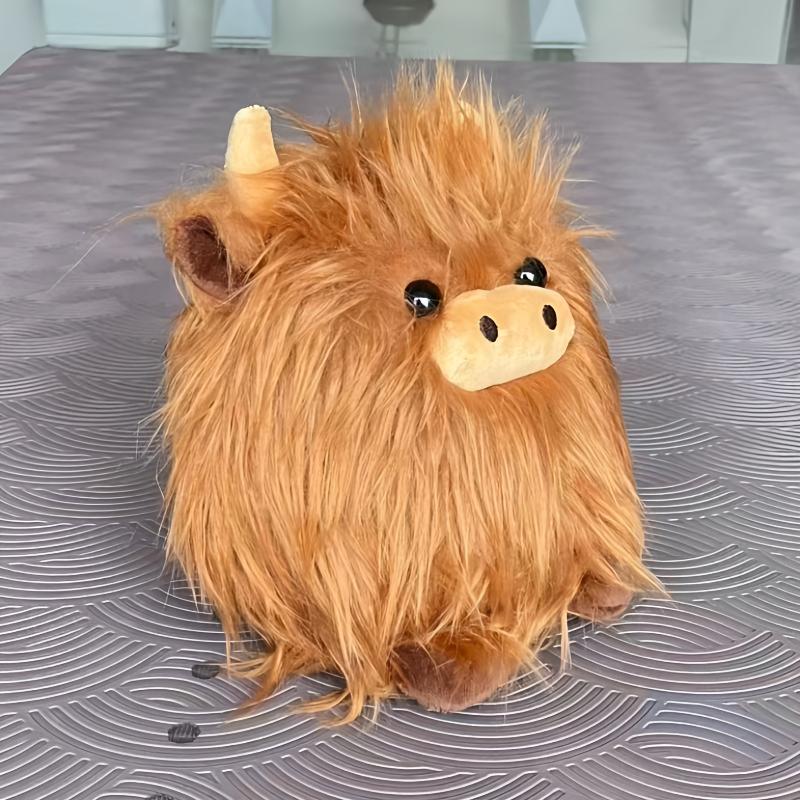 Kawaii Ležící Horská Kráva Plyšová Hračka Měkká Plyšová Zvířátka Panenka Horská Kráva Loutka Roztomilý Plyšák Kawaii Děti Vánoční Dárky Dekorace Domu