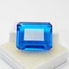 Lab-Created Blue Tanzanite Loose Gemstone Emerald Cut 75.95 Ct for Jewelry Making and Crafts