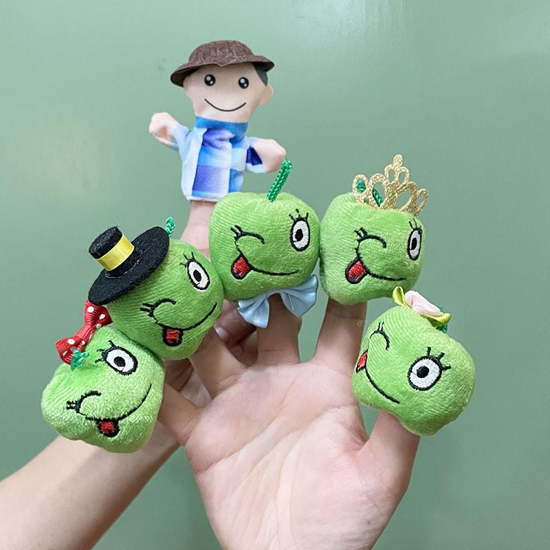 Early Childhood Farmer Education Toy Farmer Puppet Interaction Parentchild