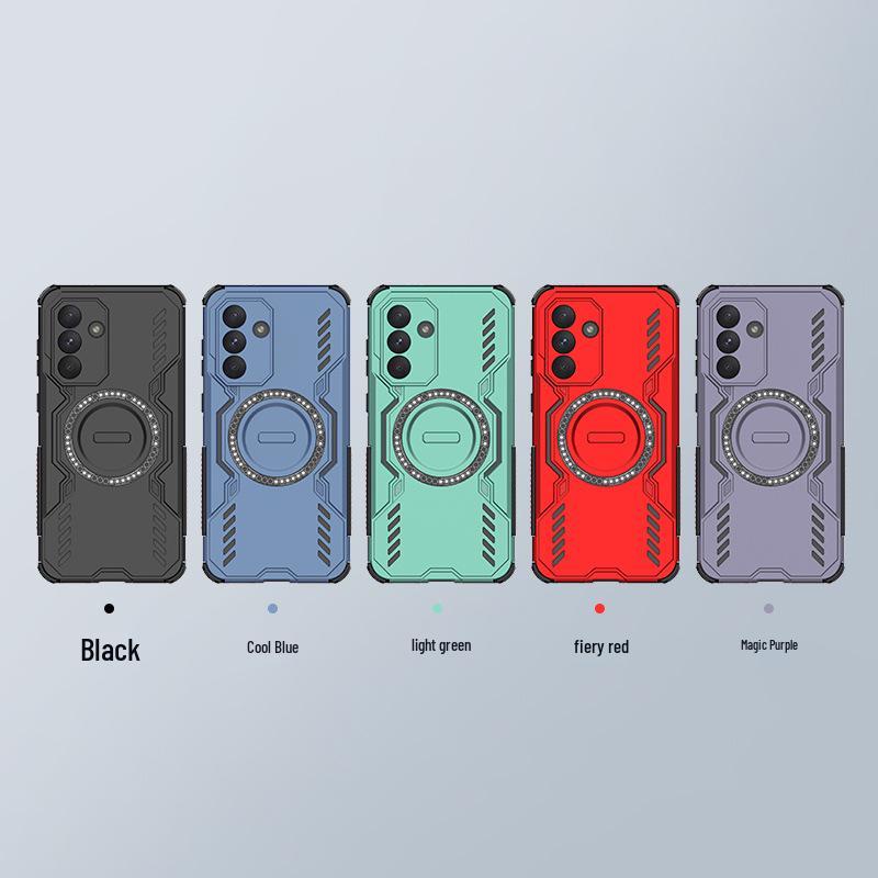 S26ULTRA Galaxy A55/S25EDGE Butterfly Armor Magnetic Case: Drop-Proof Protection for Samsung Phones