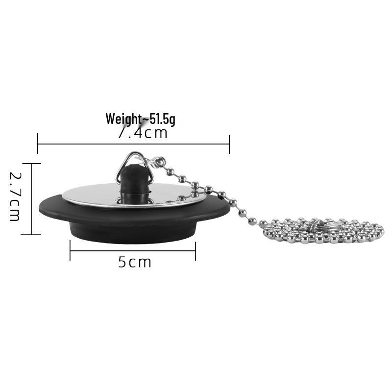 Silicone Bathtub and Sink Drain Stopper