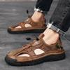 Herren Sandalen - Handgefertigt, Geschlossene Zehenpartie, Rutschfest, Sommerlich, Modisch, Weiche Sohle, Vielseitige Strand- & Sportschuhe 2025