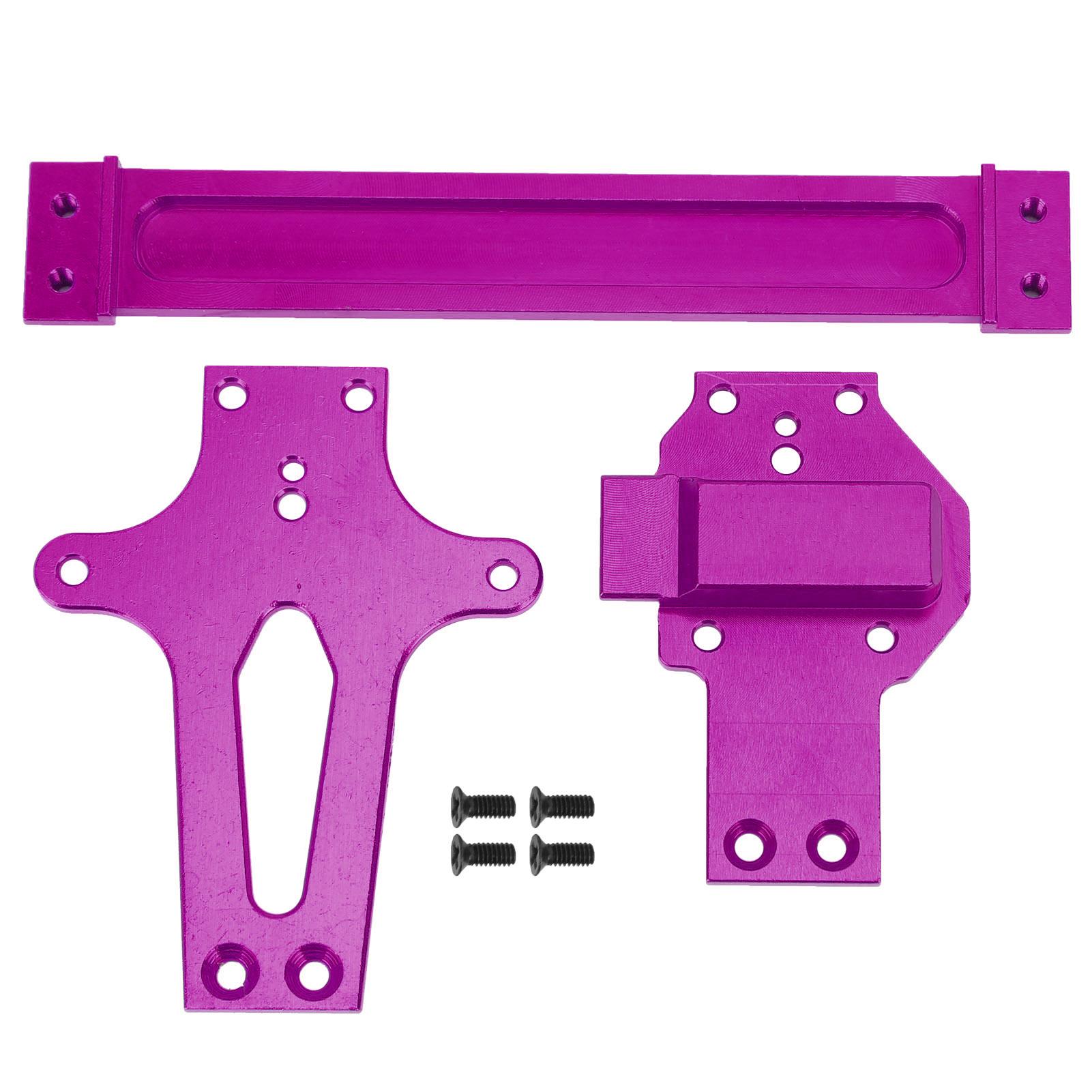 

Aluminum Alloy Radio Tray Upgrade Parts Accessory Fit for WLtoys 112 124019 RC CarPurple
