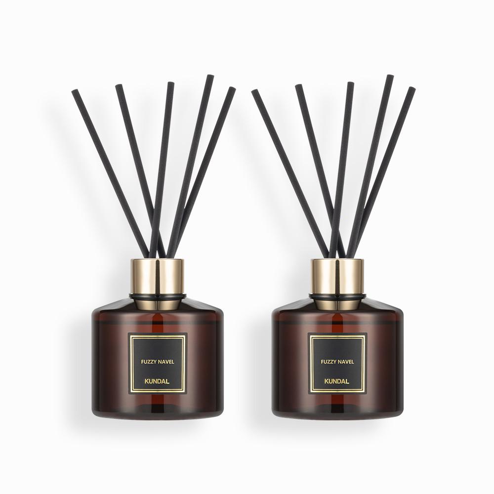 KUNDAL Perfume Diffuser 2-piece Set Fuzzy Navel 200ml, Korean Cosmetics with Good Fragrance