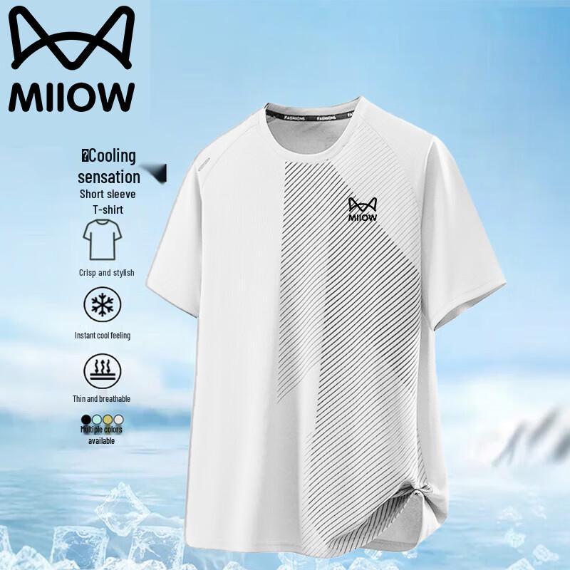 MiiOW Men s Summer Quick-Dry Crew Neck T-Shirt L 1870₽