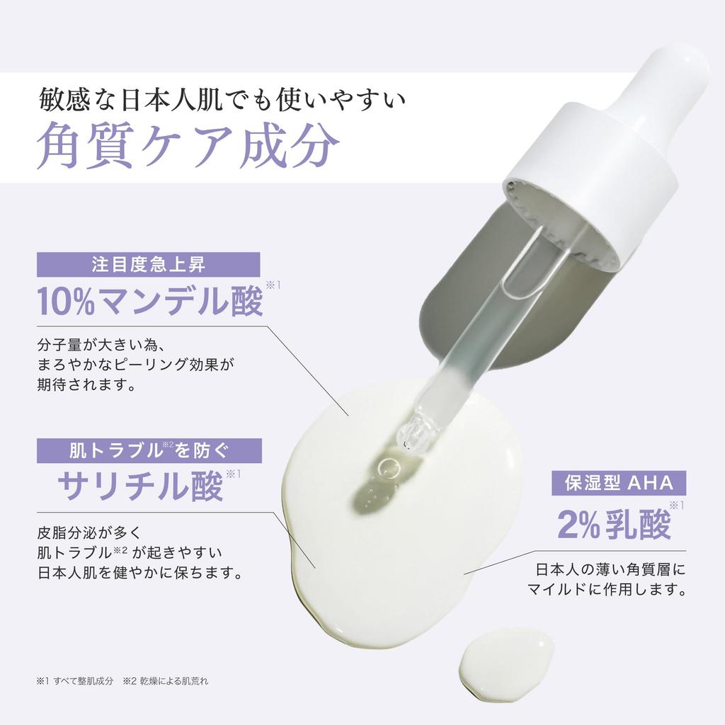 Fractional CC Mandelic Shot Peeling Needle Serum Mandelic Acid Niacinamide Pore Needle Shot 20mL 10% 5%