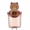 Creative Bear-Shaped Toothbrush and Cup Holder: Wall-Mounted, Punch-Free, Multifunctional, and Draining Shelf.
