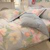 100% Cotton Luxury Floral Style Bedding Set 3 Piece, Duvet Cover Set 1 Duvet Cover 2 Pillowcase,Single/Double/200x200/220x240