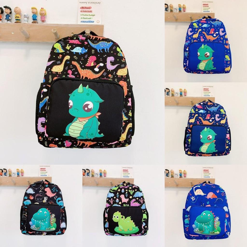 Preschool Children Dinosaur Backpack Boys Girls Animal Print Essentials Space