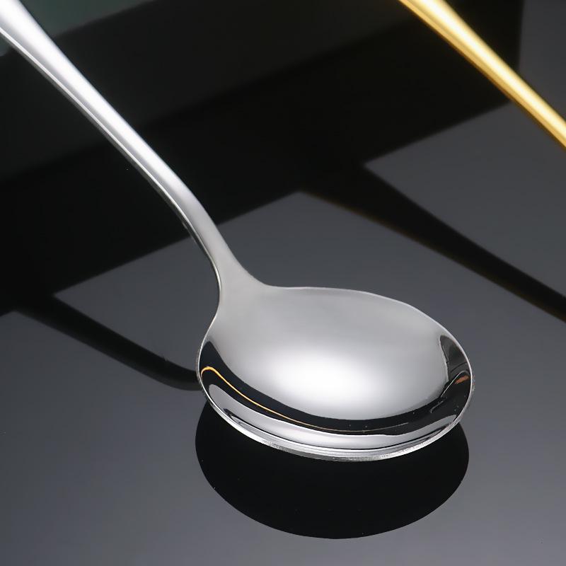 Korean Style Cute Watermelon Stainless Steel Long Handle Spoon