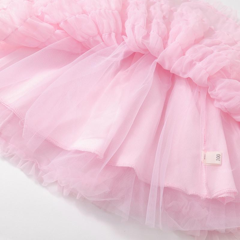 Mädchen Mesh TUTU Rock 2025 Sommer neu Kinder süße Prinzessin flauschiger Kuchenrock